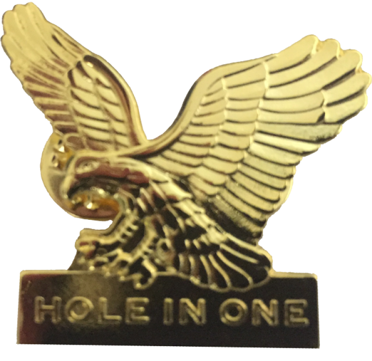 Hole In One Badge - Red-tailed Hawk Clipart (750x729), Png Download