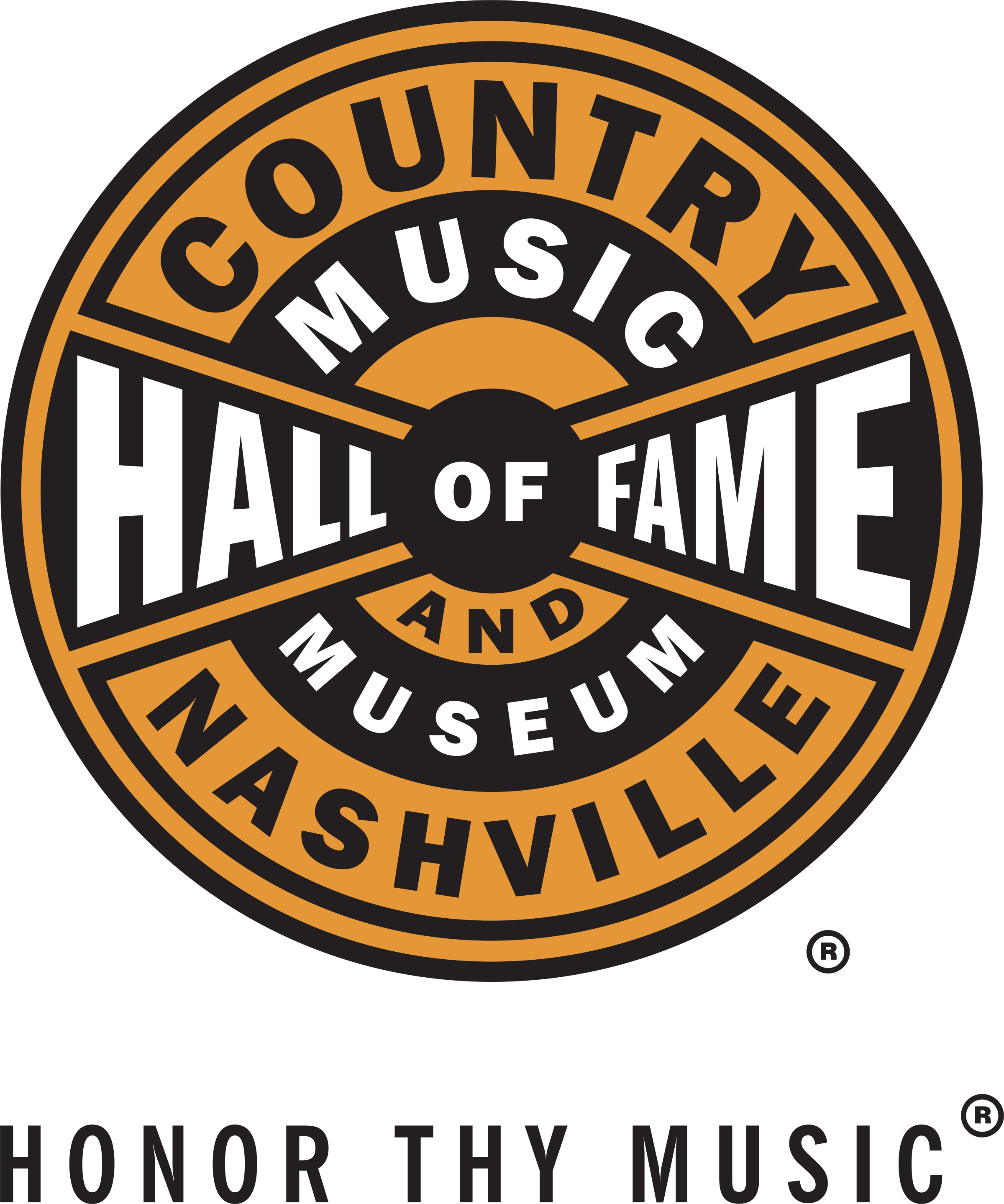 Country Music Hall Of Fame And Museum Logo Png Transparent - Logo Country Music Hall Of Fame And Museum Clipart (2400x2878), Png Download