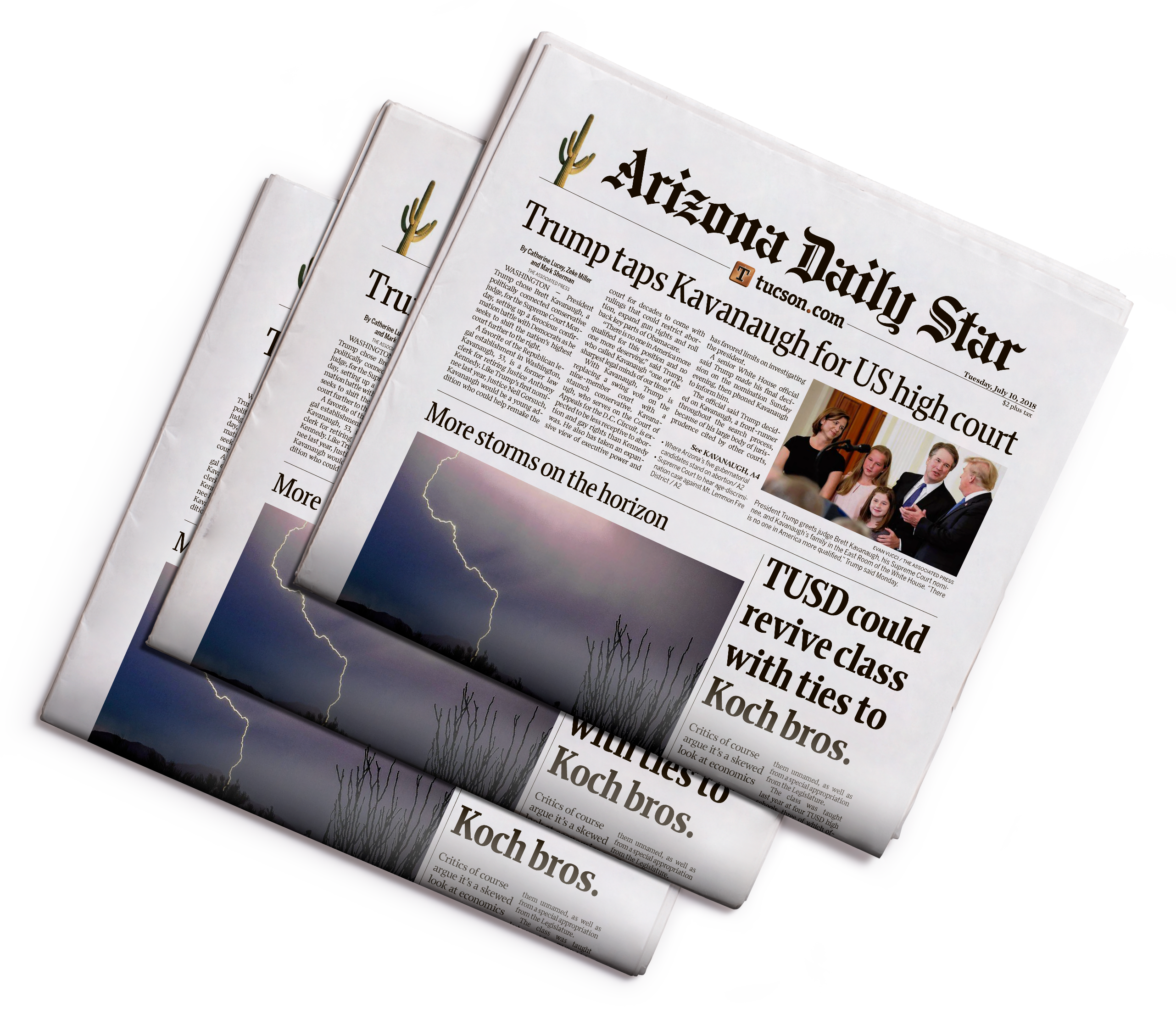 Lights Clipart Movie Premiere - Arizona Daily Star - Png Download (2563x2210), Png Download