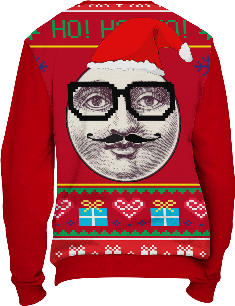 Ugly Christmas Sweater Shirt - Christmas Jumper Clipart (1024x1024), Png Download