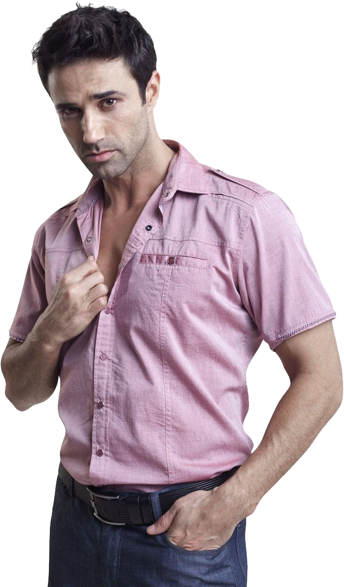 Dress Shirt Png Image - Jeans Shirt For Men Png Clipart (696x1187), Png Download