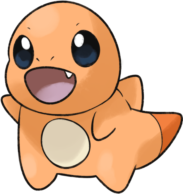 Charmander Baby , Png Download - Baby Charmander Clipart (625x663), Png Download