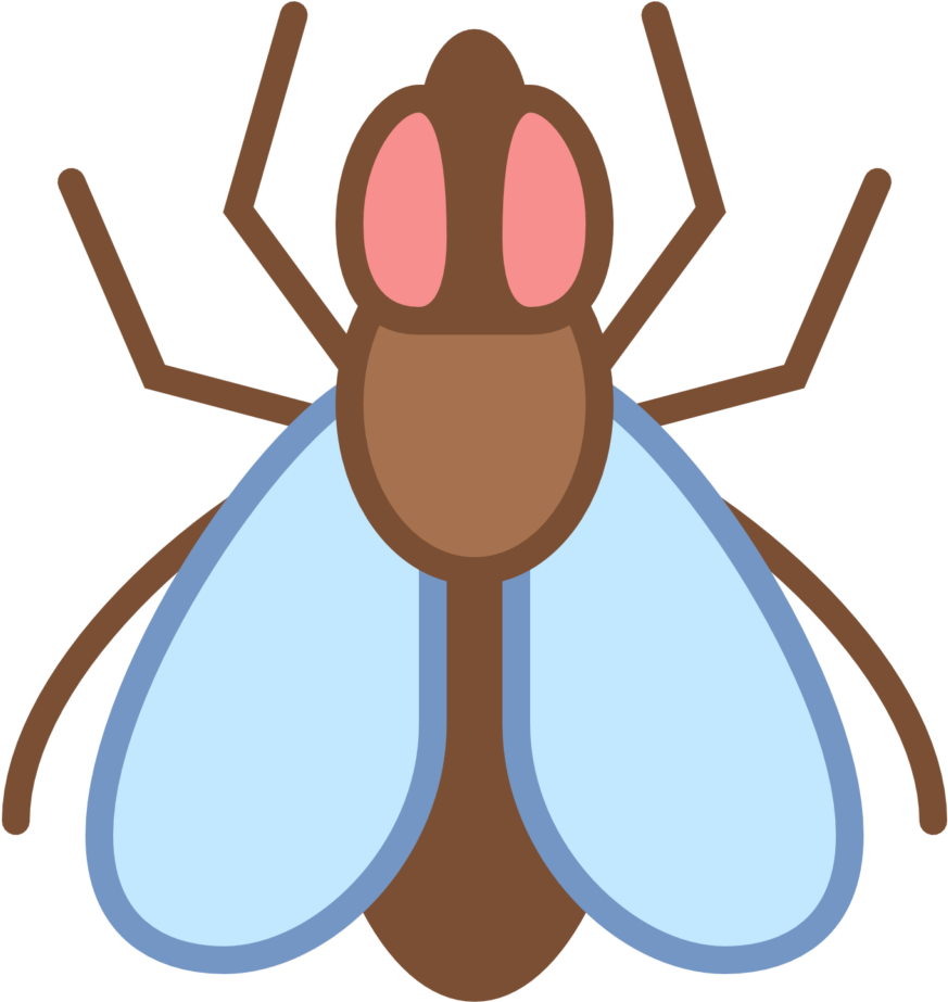 Flies Clipart Harmful Insect Clipart Black And White - Clipart Flies Png Transparent Png (873x923), Png Download
