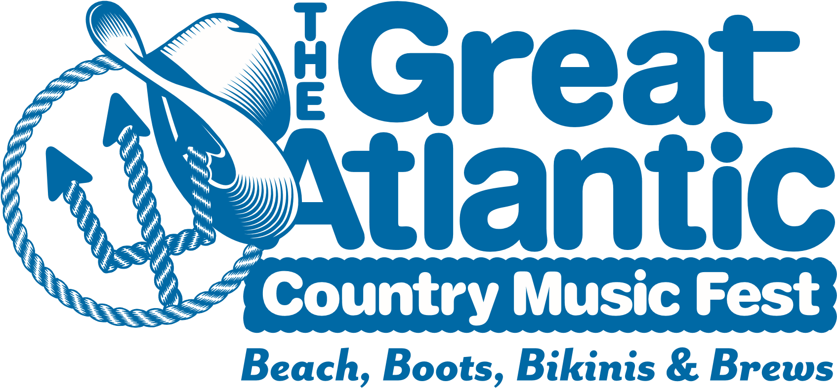 The Great Atlantic Country Music Fest - Graphic Design Clipart (1694x787), Png Download