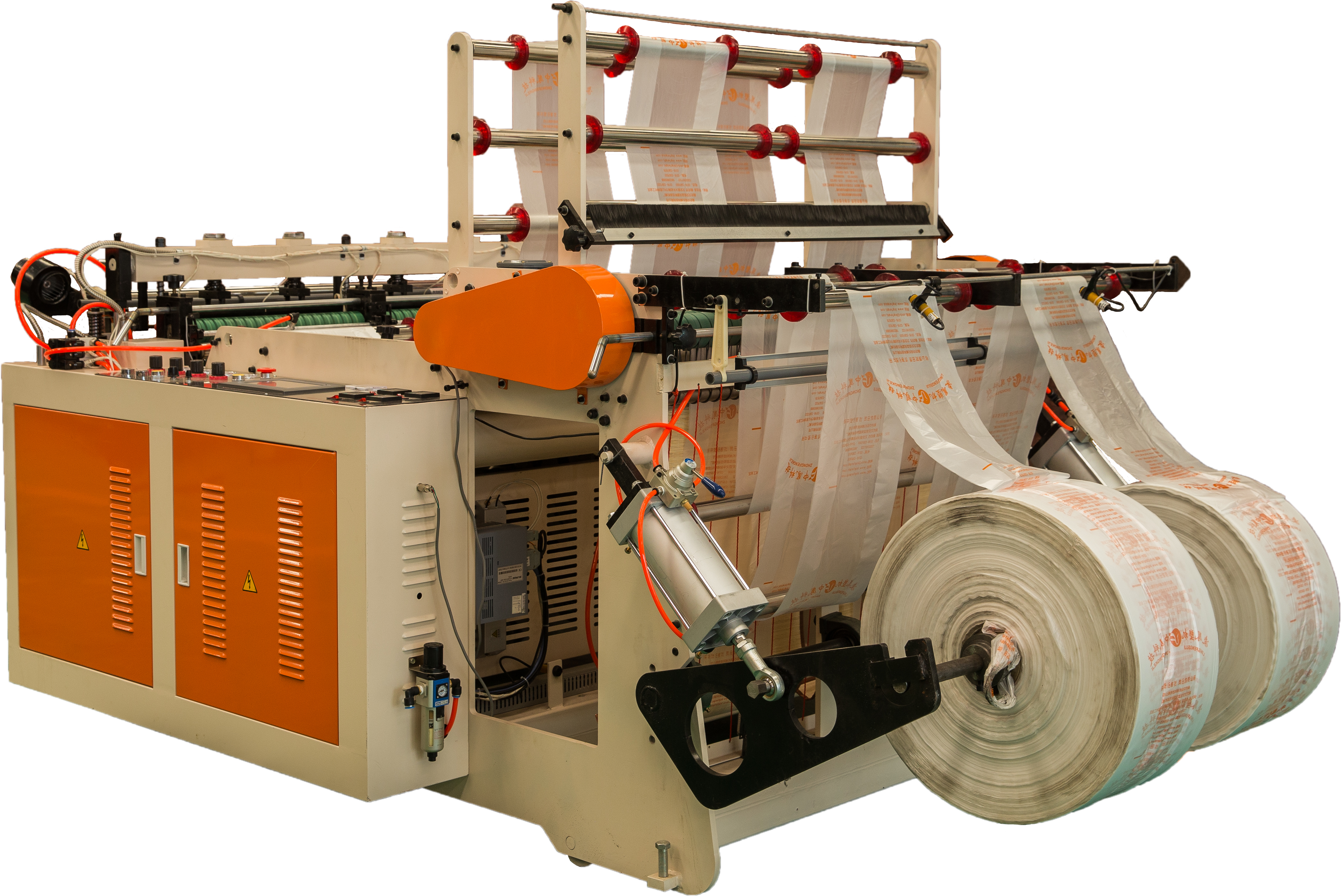 Common Type Double Channel Tipping Style Bag Making Clipart (5472x3648), Png Download