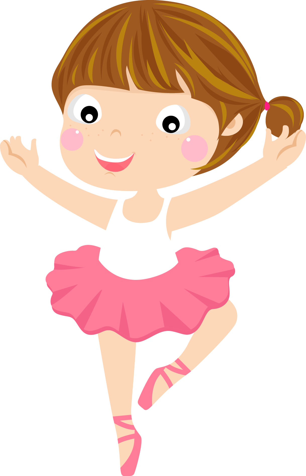 Ballet Cartoon Dancer - Free Cartoon Ballet Dancer Clipart (1218x1893), Png Download