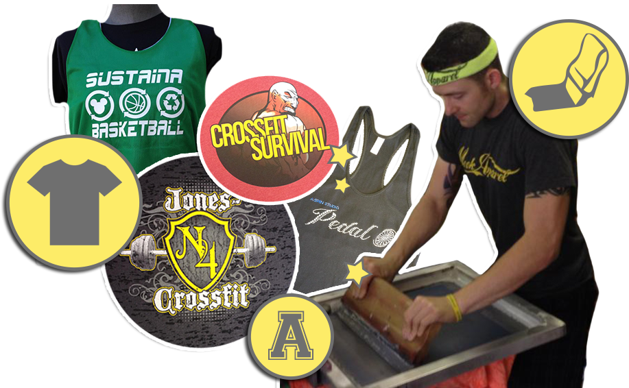 Wear Your Ideas - Screen Printing Logo Ideas Clipart (978x578), Png Download