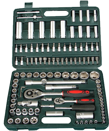 Eds-mts306 - Maletin De Herramientas 108 Piezas Clipart (650x477), Png Download