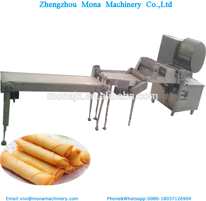 Fully Automatic Spring Roll Sheet - Fast Food Clipart (784x767), Png Download