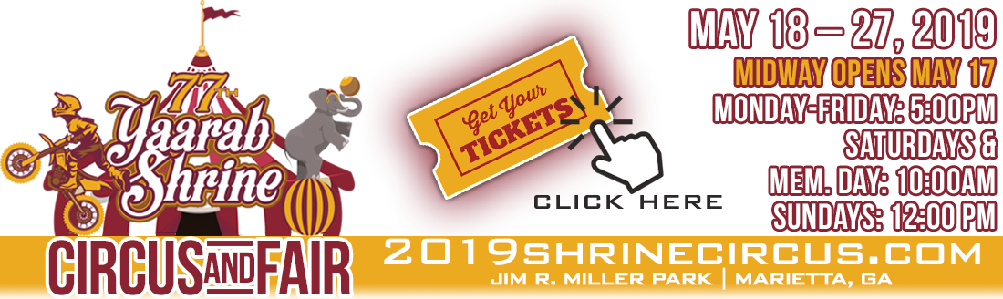 Yaarab Shrine Clowns - Illustration Clipart (1100x328), Png Download