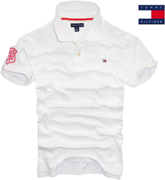 ~tommy Hilfiger White Solid Polo - England Football Shirt 2010 Clipart (600x600), Png Download