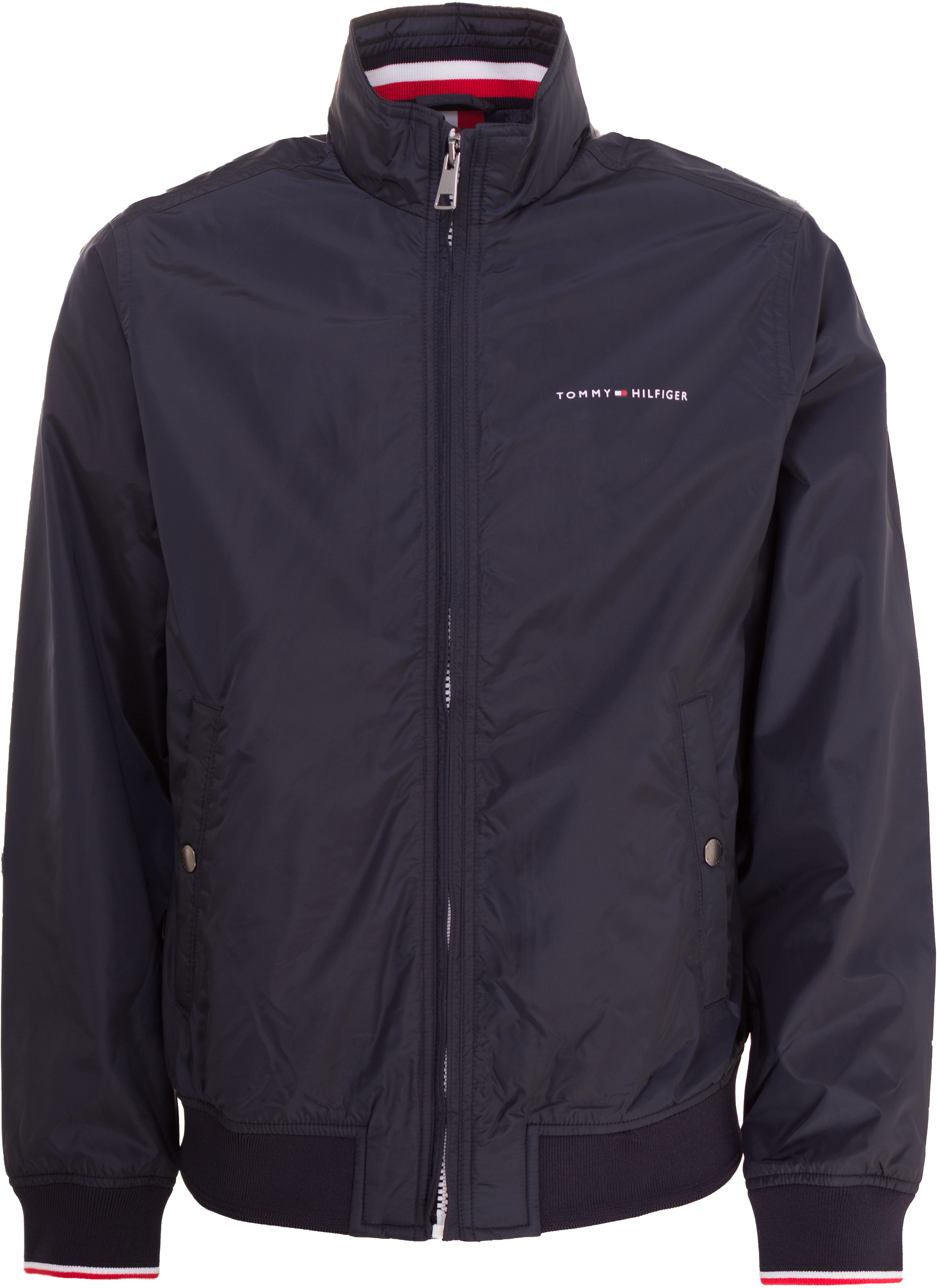 Tommy Hilfiger Nylon Harrington Bomber Dark-blue Clipart (2480x3100), Png Download