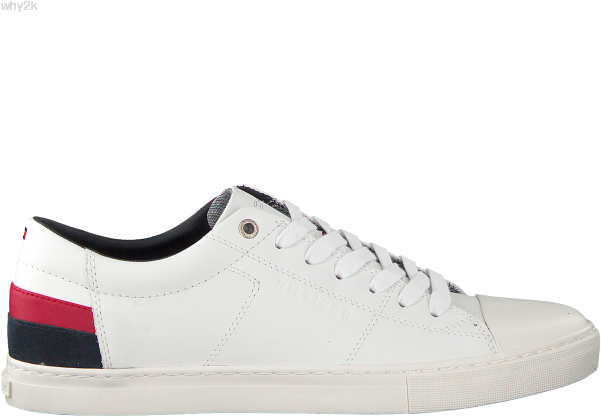 White Tommy Hilfiger Sneakers J2285ay 7a1 Tommy Hilfiger - Skate Shoe Clipart (600x600), Png Download