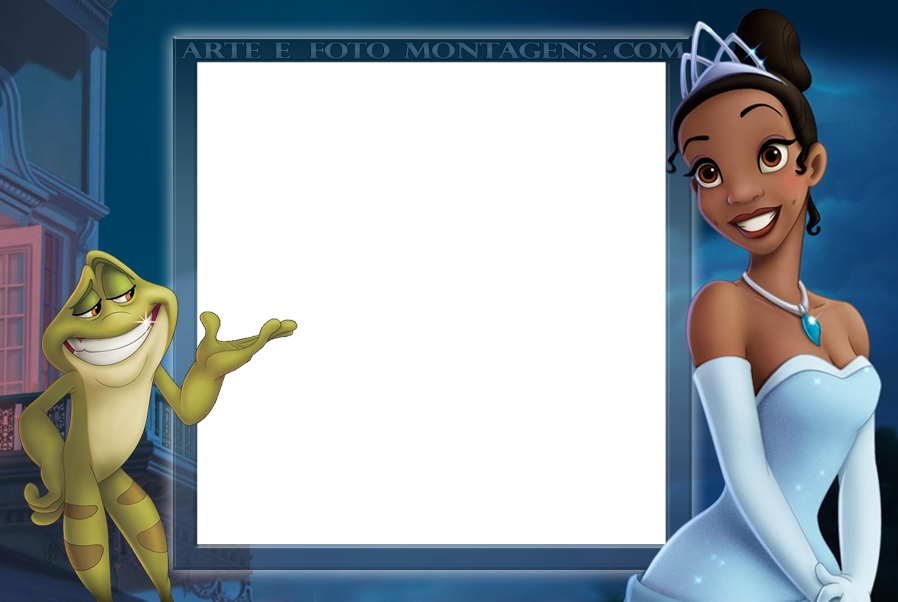 Moldura Princesas Png - Princess And Brandy Norwood Clipart (898x602), Png Download