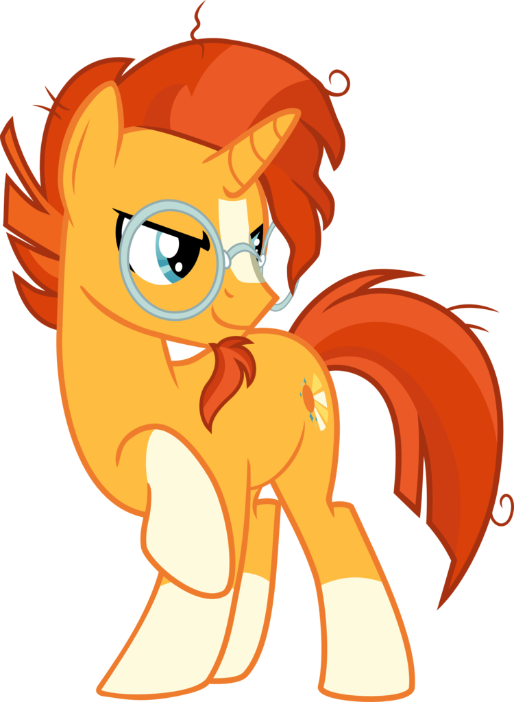 #1184155 - > - ), Artist - Kevlarbest, Backwards Cutie - Vector Sunburst Mlp Clipart (750x1024), Png Download