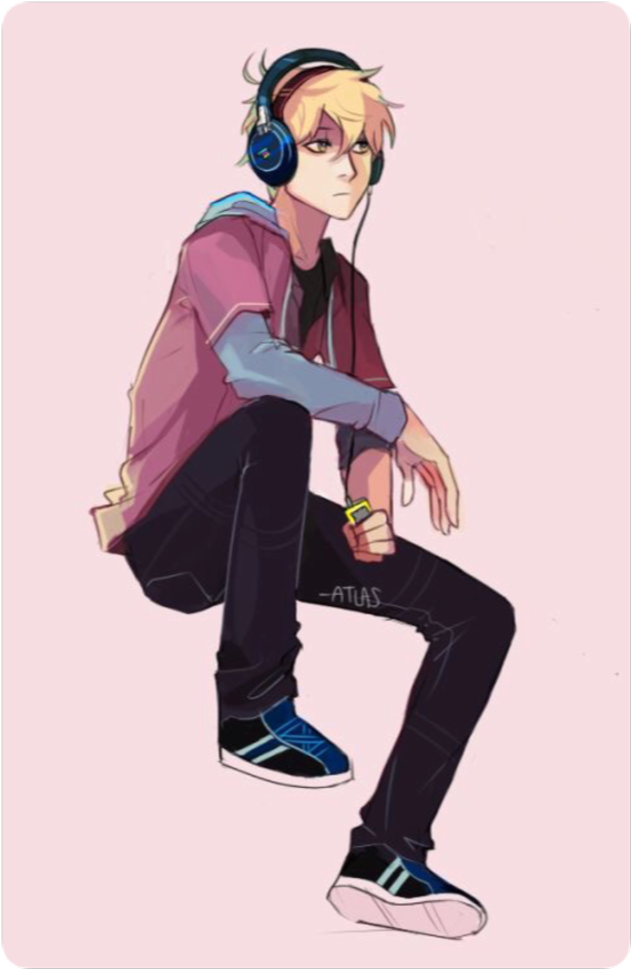 #guy #sitting #headphones #boy #chill - Character Design Headphones Clipart (1024x1024), Png Download