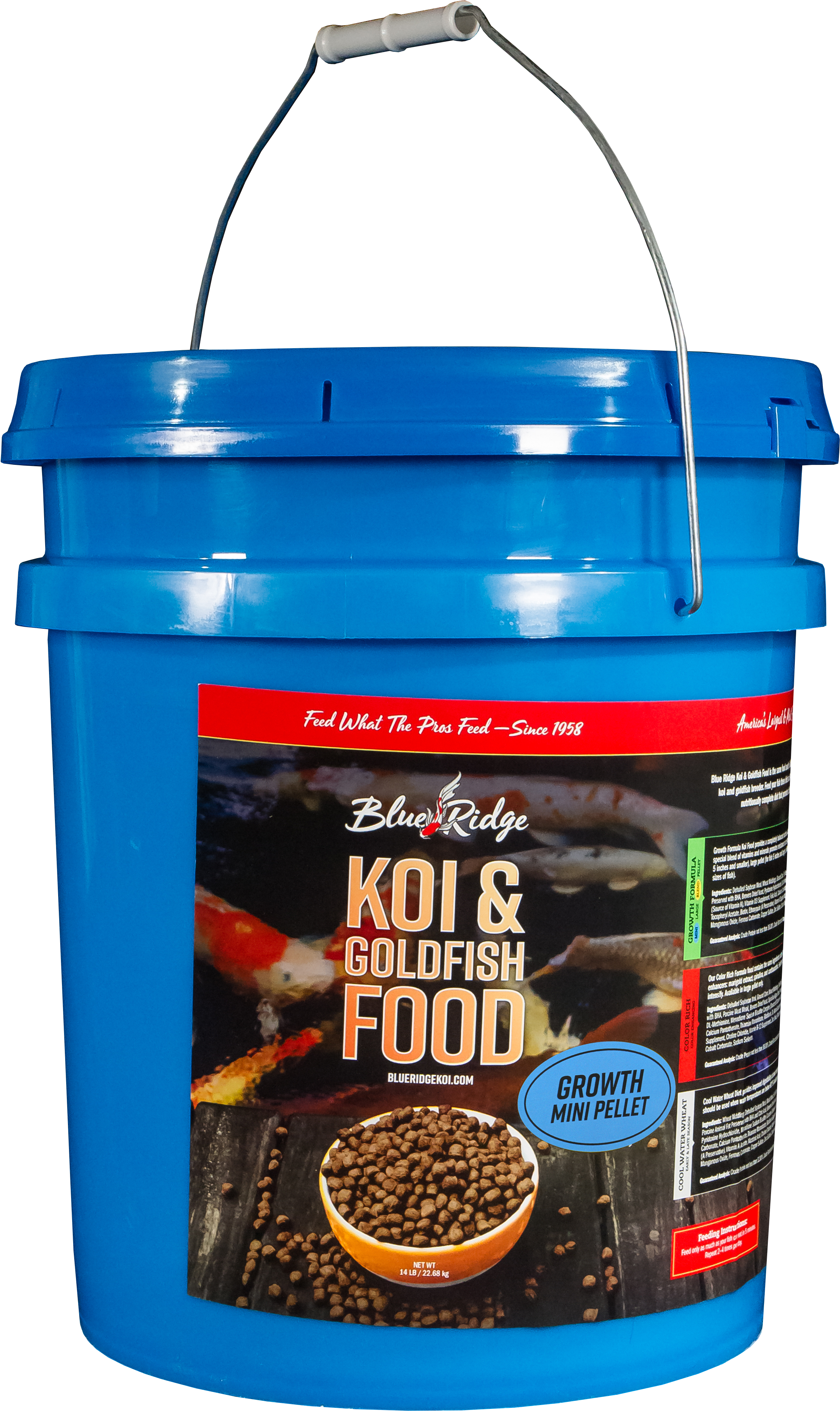 Blue Ridge Growth Formula Koi & Goldfish Food, Mini - Box Clipart (3358x5037), Png Download