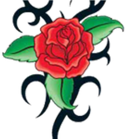 Original - Rose Tattoo Designs Clipart (640x480), Png Download
