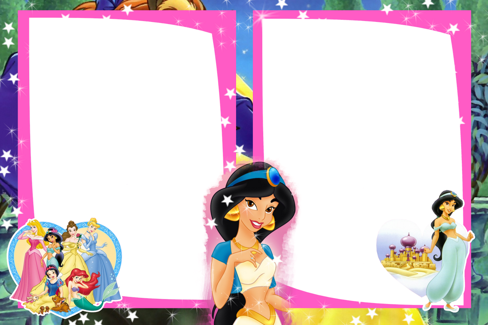 Monte Seu Album De Foto Com As Princesas Da Disney,cada - Disney Princess Clipart (1600x1067), Png Download