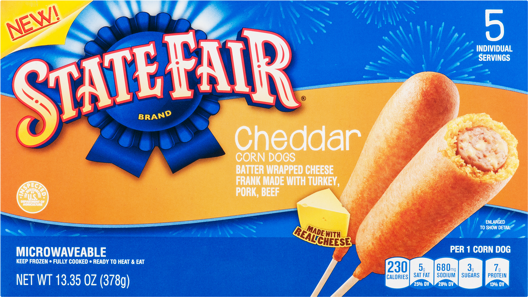 State Fair Beef Corn Dogs Clipart (1800x1800), Png Download