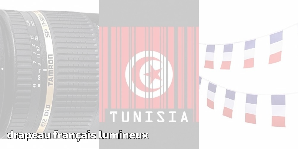 Drapeau Français Lumineux - Tamron 17 50 Vc Clipart (1002x500), Png Download