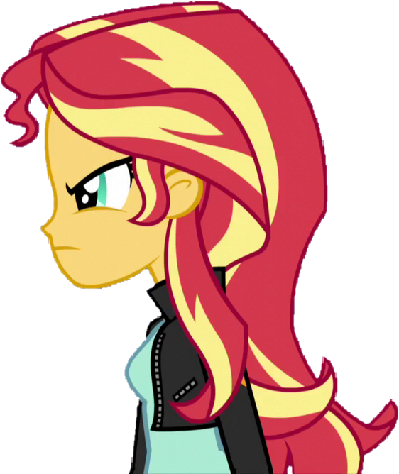 Acadeca, Angry, Artist - Cutie Mark Crusaders And Sunset Shimmer Clipart (579x672), Png Download