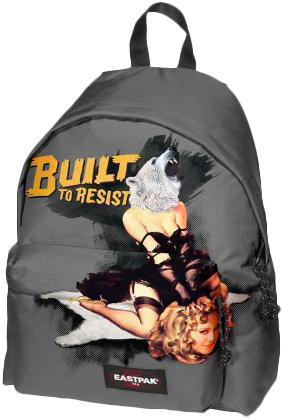 Padded Polar Girl - Purple Eastpak Clipart (900x500), Png Download