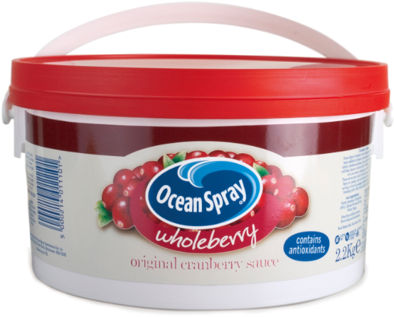 Ocean Spray Cranberry Sauce - Cranberry Sauce Ocean Spray 2.2 Kg Clipart (600x600), Png Download
