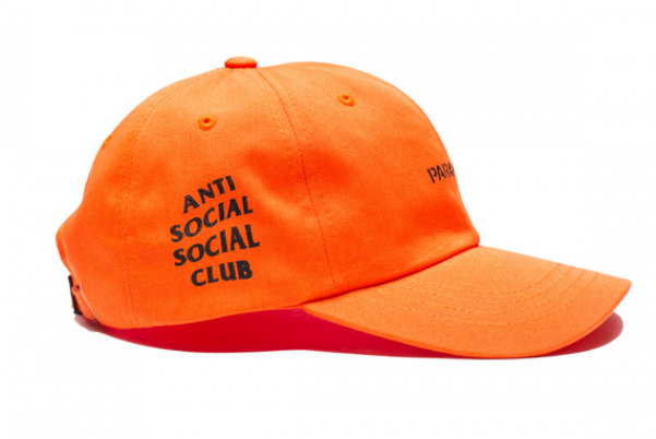 Anti Social Social Club Undefeated Cap Clipart (500x717), Png Download