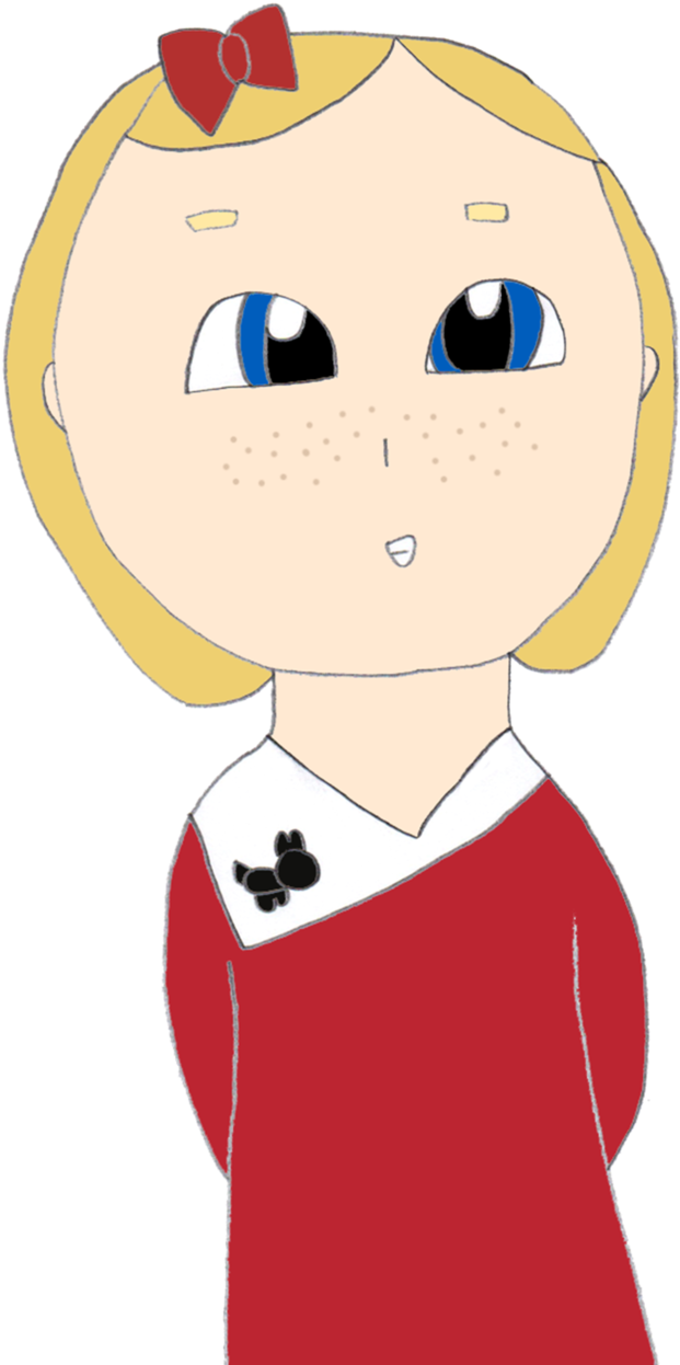 Kit S Surprise Drawing - Cartoon Clipart (637x1253), Png Download