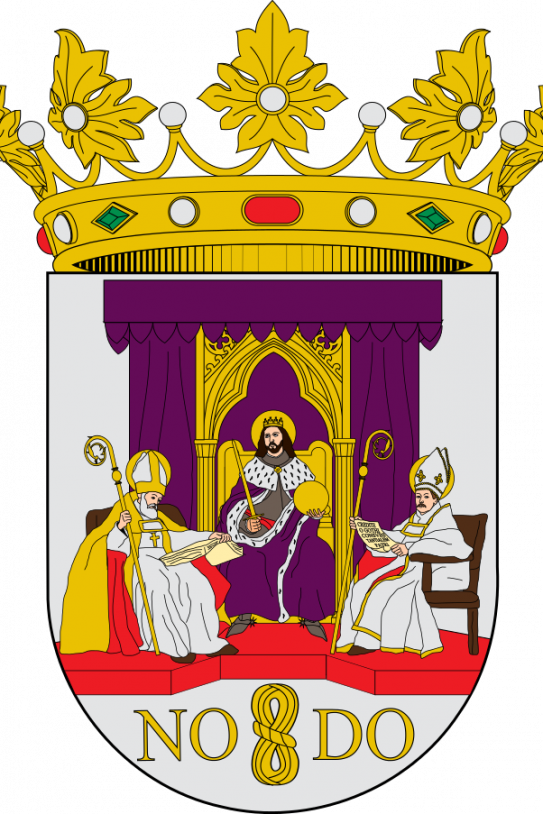 710px Escudo De Sevilla - Escudo Y Bandera De Sevilla Clipart (543x814), Png Download