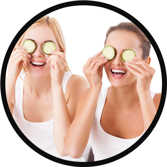 Spa Parties - Mask Clipart (598x593), Png Download