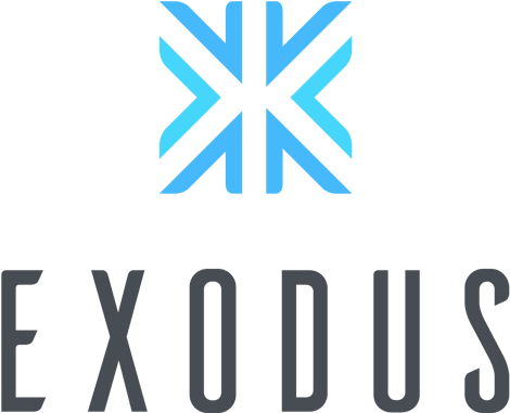 Exodus Wallet Logo Clipart (865x487), Png Download