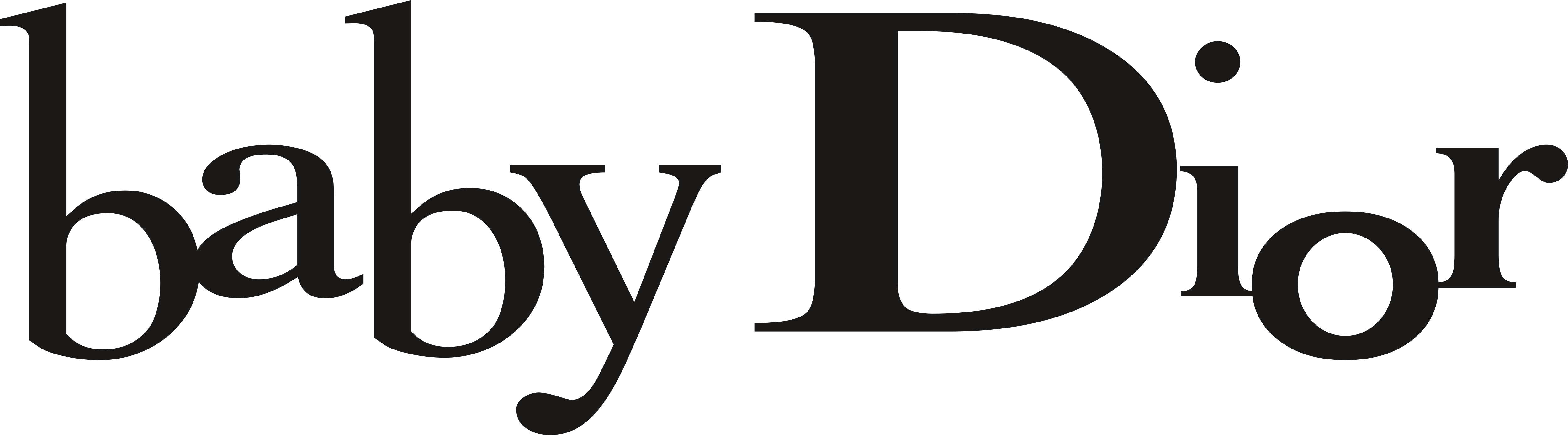 Dior Logo Png - Baby Dior Logo Png Clipart (5000x1388), Png Download