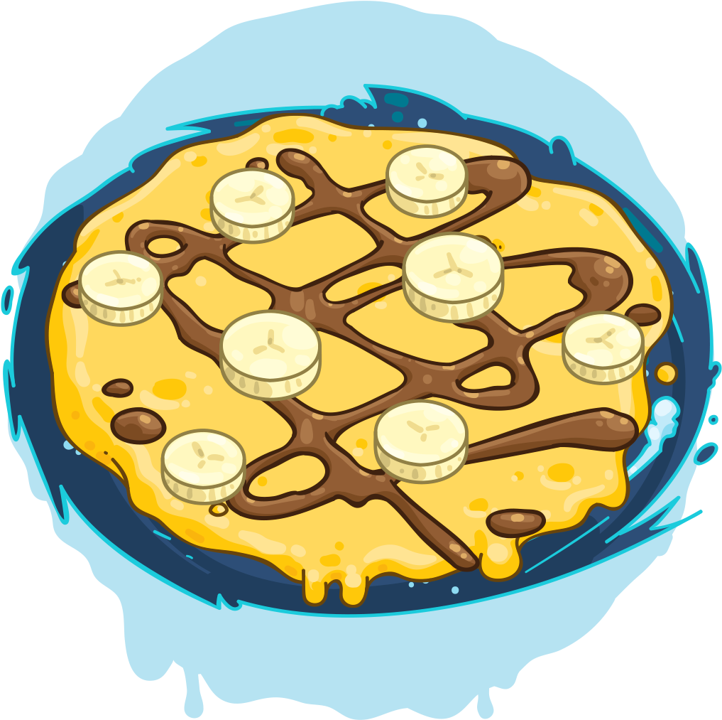 Big Bang Banana Cream Clipart (1024x1024), Png Download