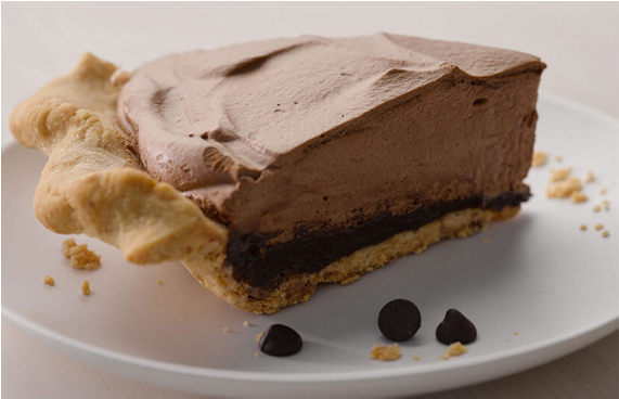 Decadent Truffle Bottom Chocolate Cream Pie - Chocolate Clipart (570x570), Png Download