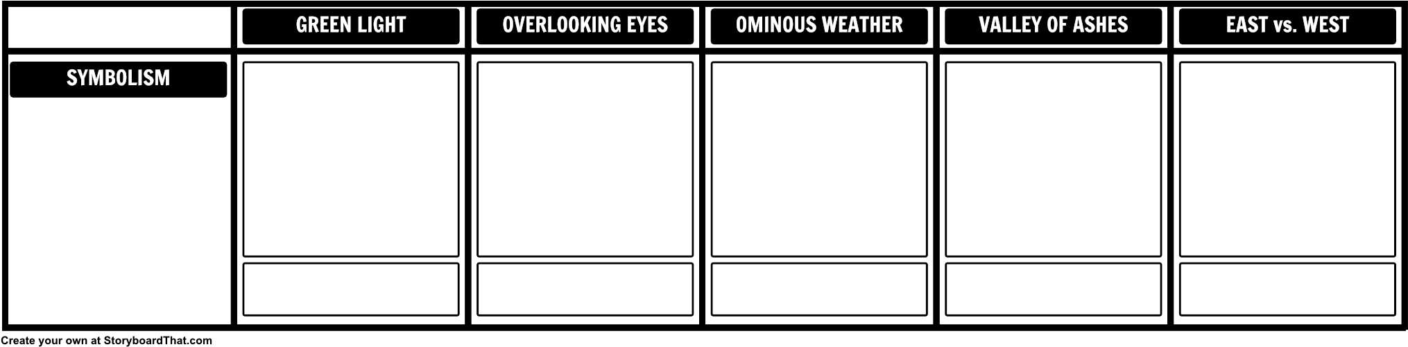 Great Gatsby Symbolism Worksheet , Png Download - Colorfulness Clipart (2030x501), Png Download