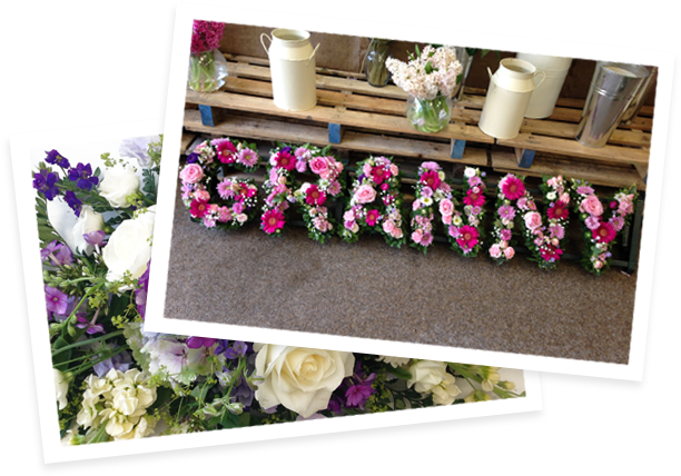 Funeral Flowers Hampshire - Garden Roses Clipart (1360x450), Png Download