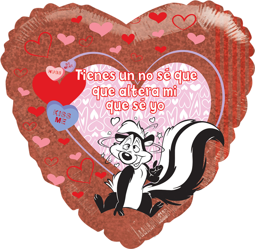 Pepe Le Pew - Enamorados Imágenes De San Valentín Para Descargar Clipart (1000x1000), Png Download