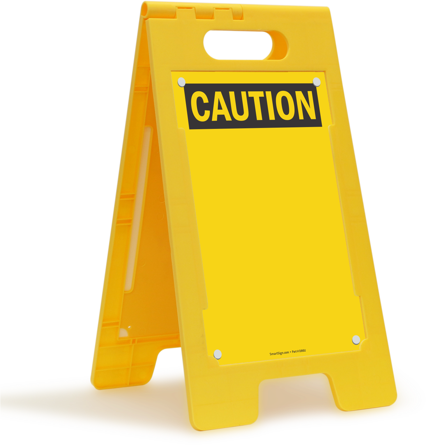 Caution Blank Fold-ups® Floor Sign - Slippery When Wet Sign Clipart (1500x1500), Png Download