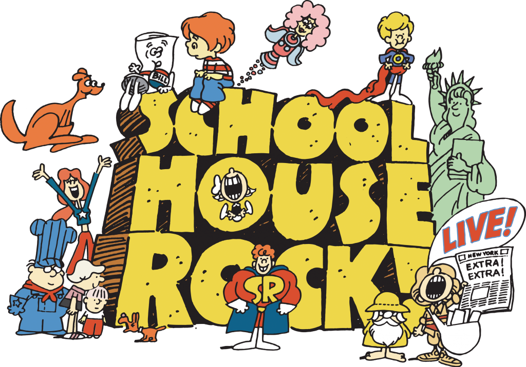 Permalink - Schoolhouse Rock Live Playbill Clipart (1024x716), Png Download