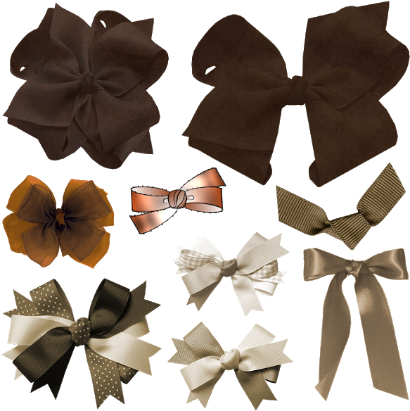 Free Download Png Images " Brown Bows" Background Images, - سكرابز ورود بدون تحميل Clipart (640x604), Png Download
