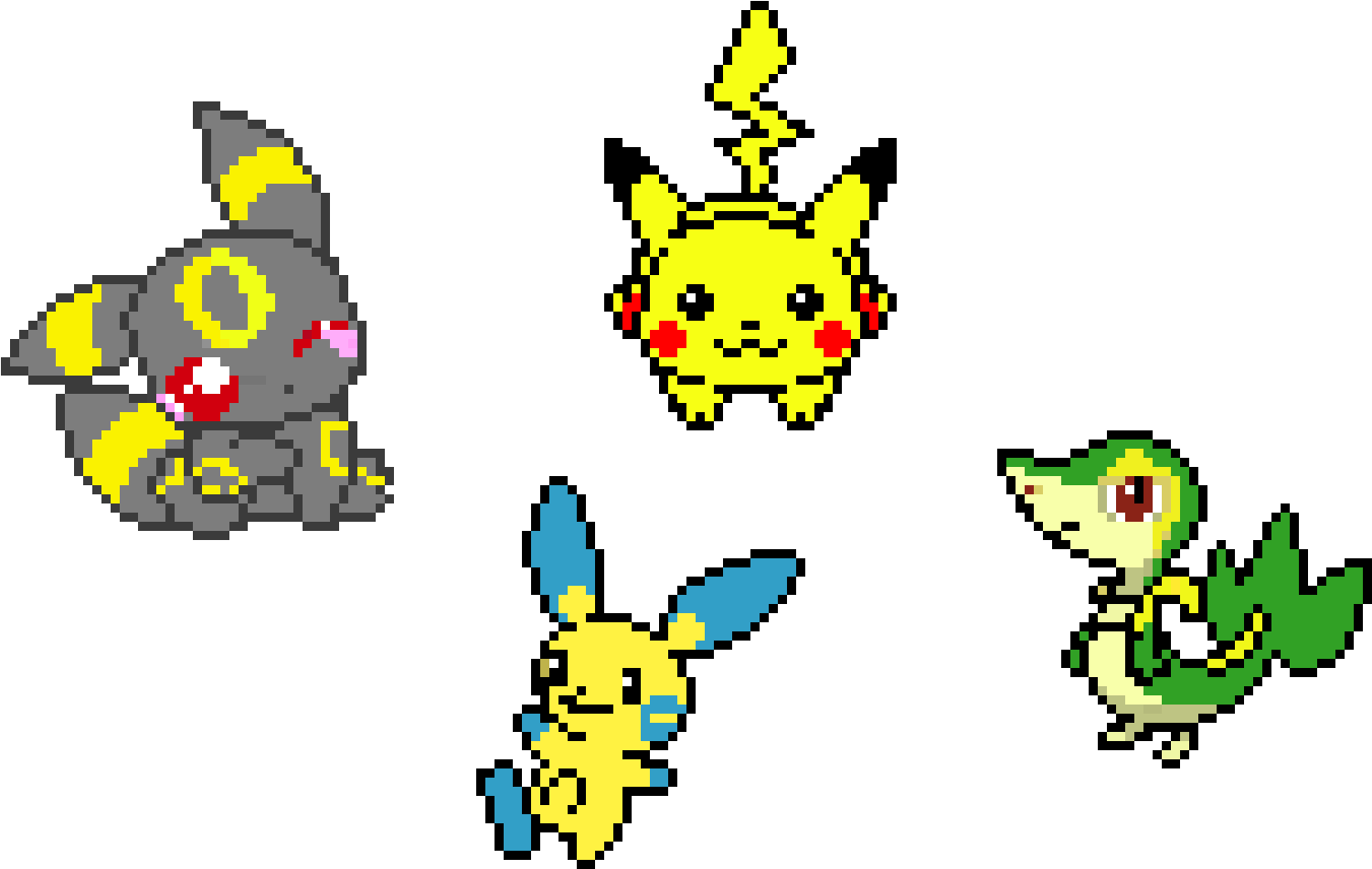 Cute Pokemon - 8 Bit Pikachu Clipart (1700x1030), Png Download