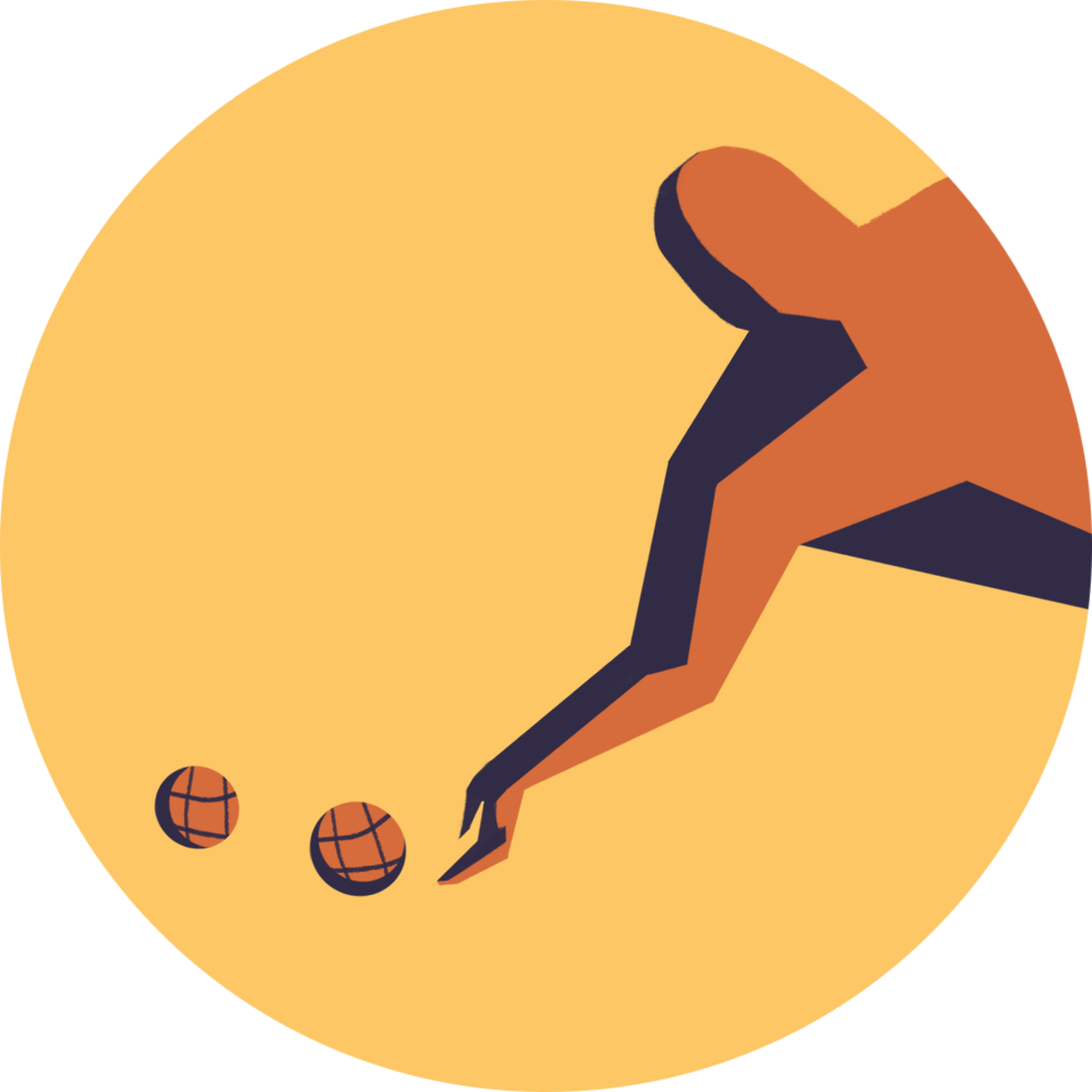 Bocce - - Illustration Clipart (1003x1003), Png Download