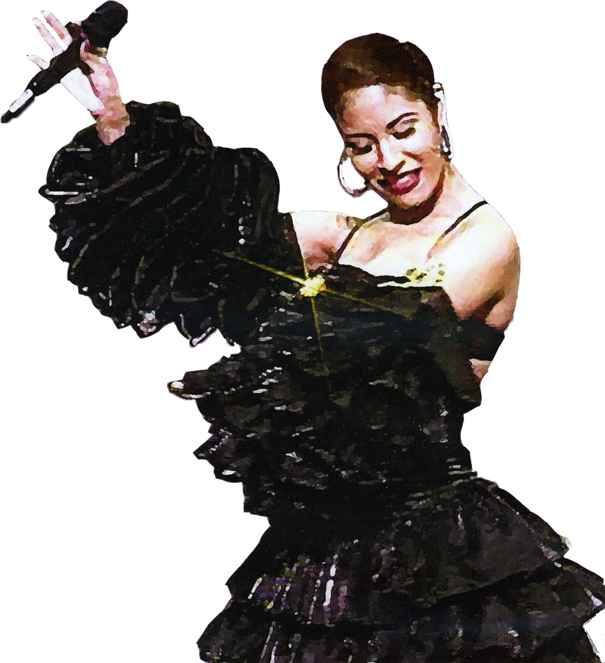 Selena Flamanco Outfit Selena Pictures, Jenni Rivera, - Selena Quintanilla No Background Clipart (1224x1377), Png Download