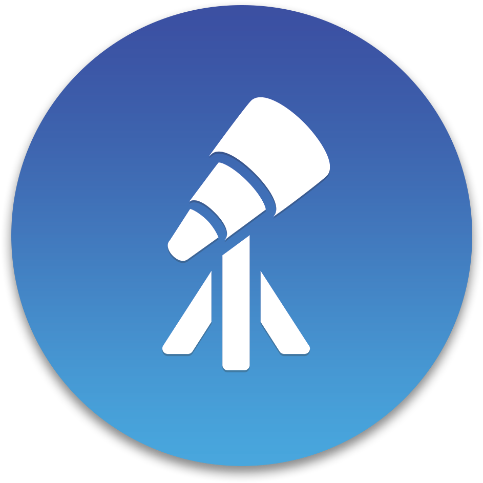 Telescope - Skigebiet Logo Clipart (1024x1024), Png Download