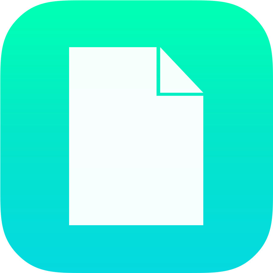Download Transparent Png - Ios Documents Icon Png Clipart (1024x1024), Png Download