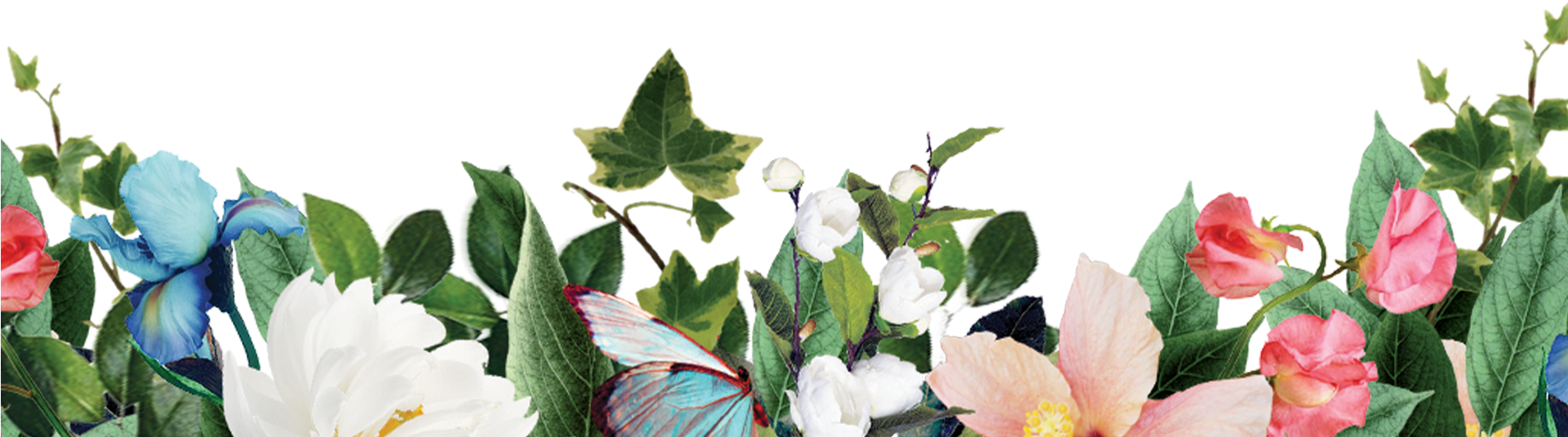 Footer-floral - Kari Jobe The Garden Clipart (1920x546), Png Download