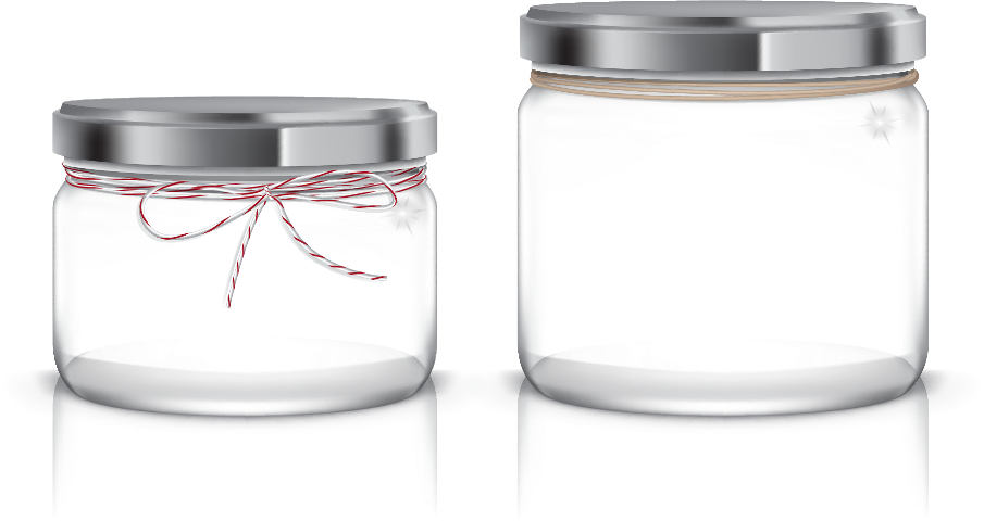 Mason Jar Outline Png - Jar Clipart (905x480), Png Download