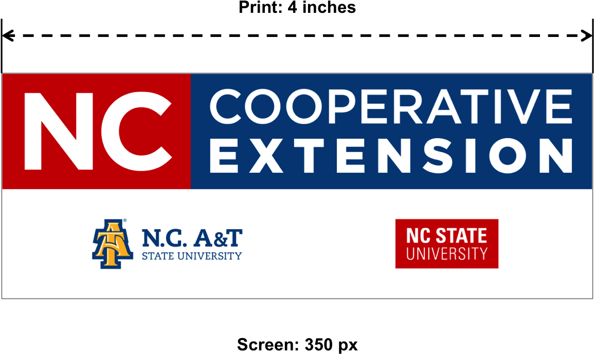 Cooperative Extension Logo Sizing Graphic-stacked - North Carolina A&t State University Clipart (1155x689), Png Download